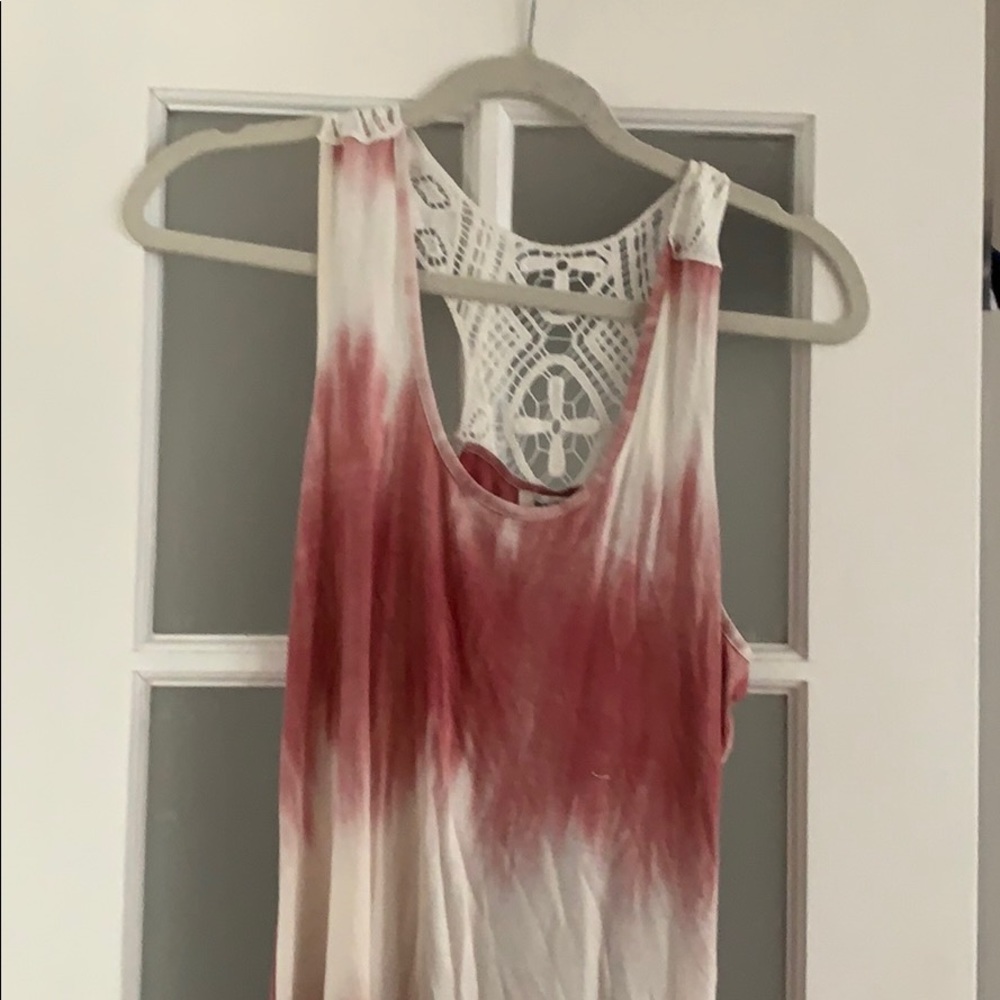 Tie dye beach cover up or summer dress